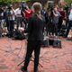 Former Army intelligence analyst Chelsea Manning speaks with reporters, after arriving at the federal courthouse in Alexandria, Va., Thursday, May 16, 2019. Manning spoke about the federal court’s continued attempts to compel her to testify in front of a grand jury.